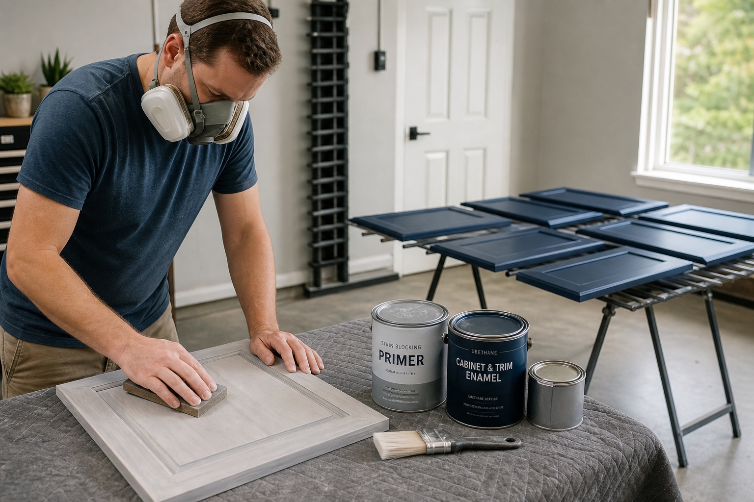 Cabinet painting and refinishing in Hendersonville NC